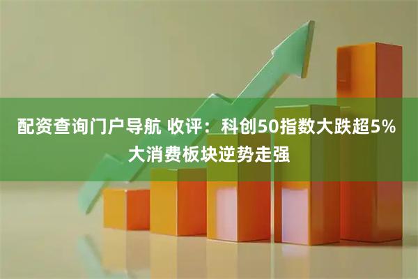 配资查询门户导航 收评：科创50指数大跌超5% 大消费板块逆势走强